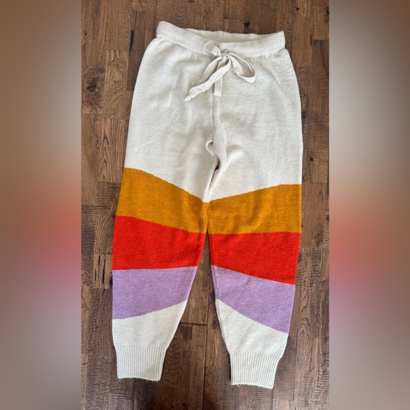 Daily Practice Huddle Up Sweatpants Colorblock Crazy Knit Women's Size M J - Picture 3 of 7